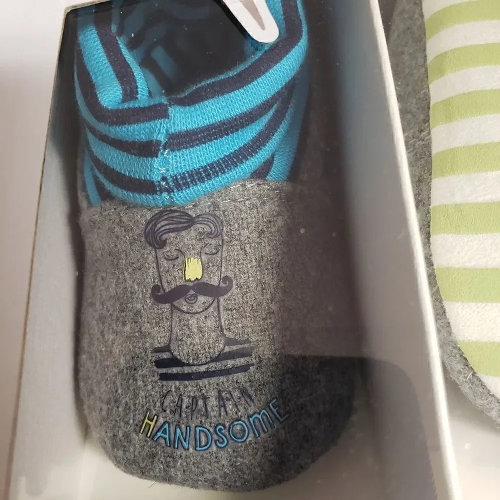 Rosie Pope captain handsome crib shoes
